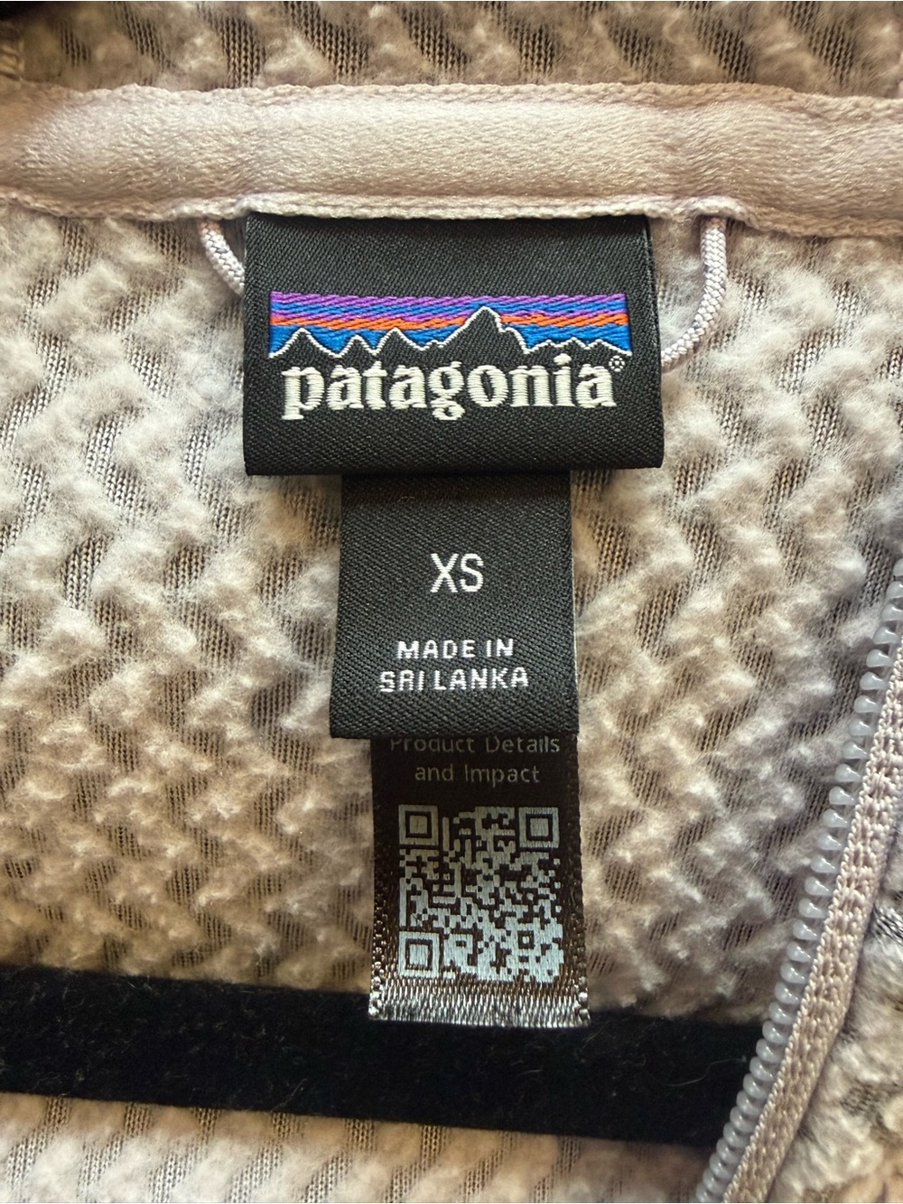 Patagonia Light Lavender R1 Air Full-Zip Women’s Hooded Jacket - Picture 5 of 5